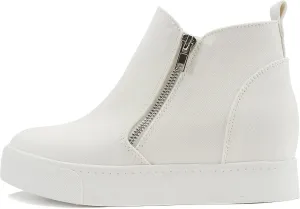 Soda Womens Taylor Nubuck Hight Top Slip On Fashion Sneakers
