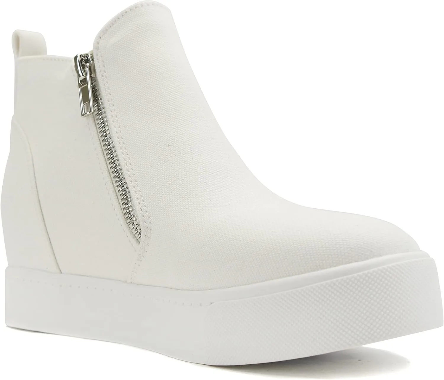 Soda Womens Taylor Nubuck Hight Top Slip On Fashion Sneakers
