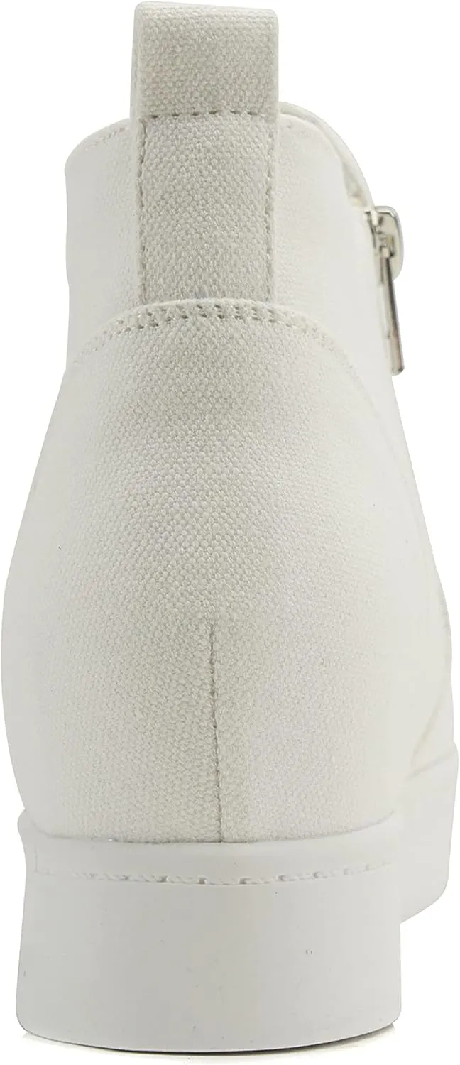 Soda Womens Taylor Nubuck Hight Top Slip On Fashion Sneakers