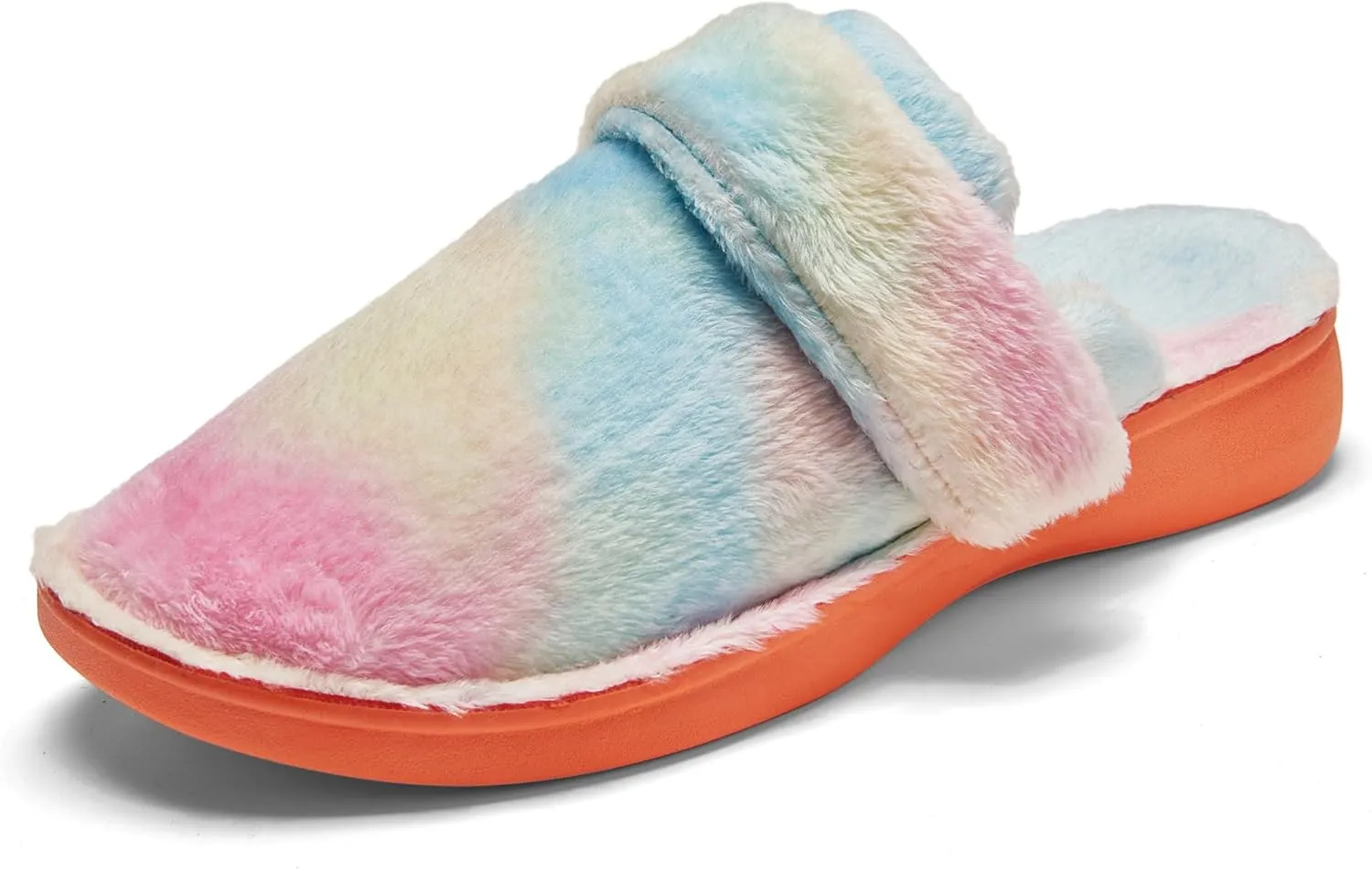 SOLLBEAM Womens Slippers House shoes with Arch Support Orthotic Heel Cup indoor outdoor sandals
