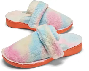 SOLLBEAM Womens Slippers House shoes with Arch Support Orthotic Heel Cup indoor outdoor sandals