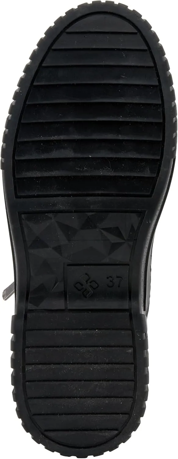 Spring Step Women's LOEVA High-Top Sneakers with Stylish Zipper, Premium Leather, and Faux Fur Lining