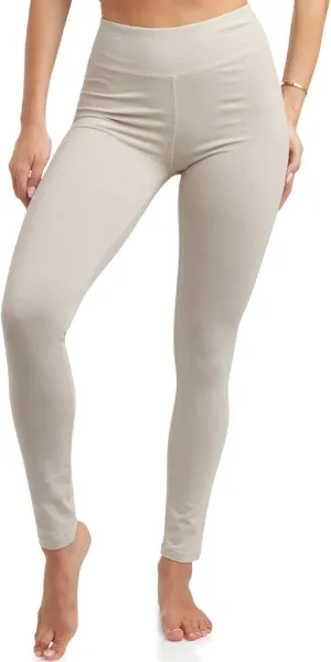 Spyder Women's Cotton Legging - Soft High Waisted 4-Way Stretch Wide Waistband Ankle Jersey Legging (Sizes: S-3X)