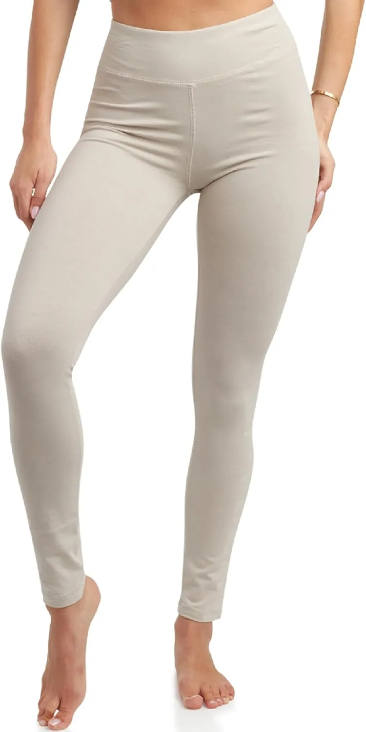 Spyder Women's Cotton Legging - Soft High Waisted 4-Way Stretch Wide Waistband Ankle Jersey Legging (Sizes: S-3X)