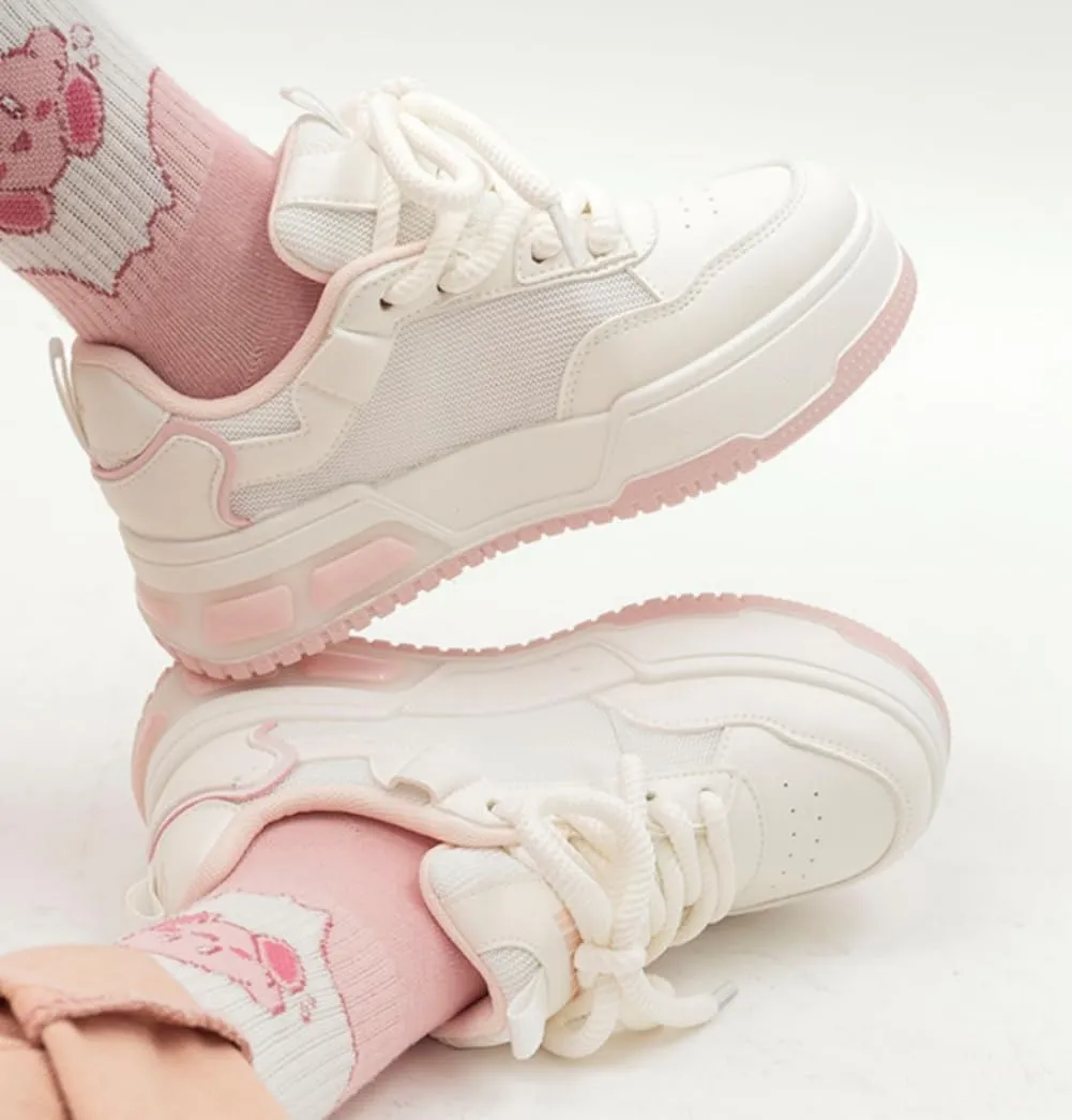Star Shoes Cute Sneakers Platform Shoes for Women 2025 New Y2K Aesthetic Cute Big Toe Anti-Slip Comfort US 5-7.