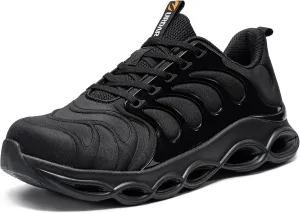 Steel Toe Shoes for Men and Women Lightweight Comfortable Work Shoes Safety Sneakers Cushion