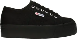 Superga Unisex 2790 Platform Sneaker, Full Black, 8.5 US Men