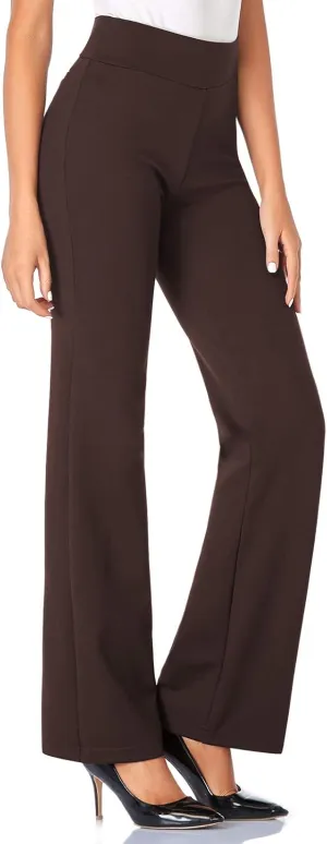 Tapata Women Dress Pants 28"/30"/32"/34" High Waist Stretchy Bootcut Pants Tall, Petite, Regular for Office Business Casual