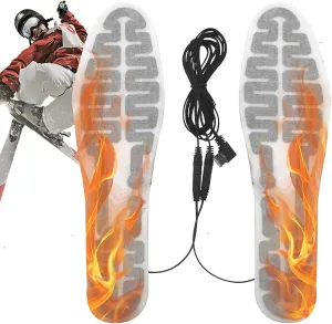 Thermal Insoles - Rechargeable Thermal Insoles | Foot Warmers | USB Rechargeable Heated Insoles Foot Warmer Heated Insoles for Sneakers, Boots, Shoes