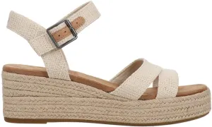 TOMS Womens Audrey Espadrille Athletic Sandals Casual Mid Heel 2-3"