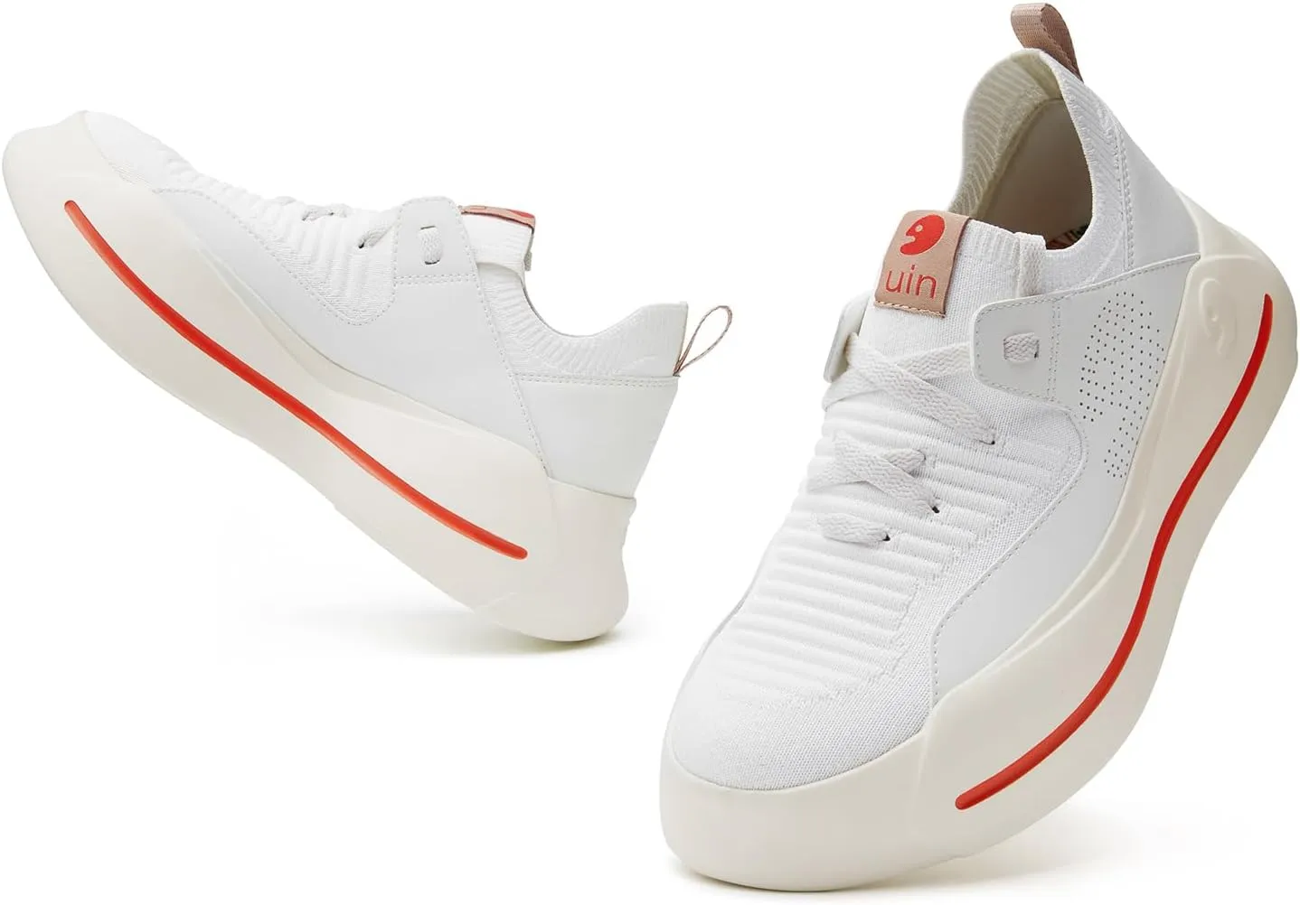 UIN Women's Platform Fashion Sneakers Walking Skateboarding Shoes Santander