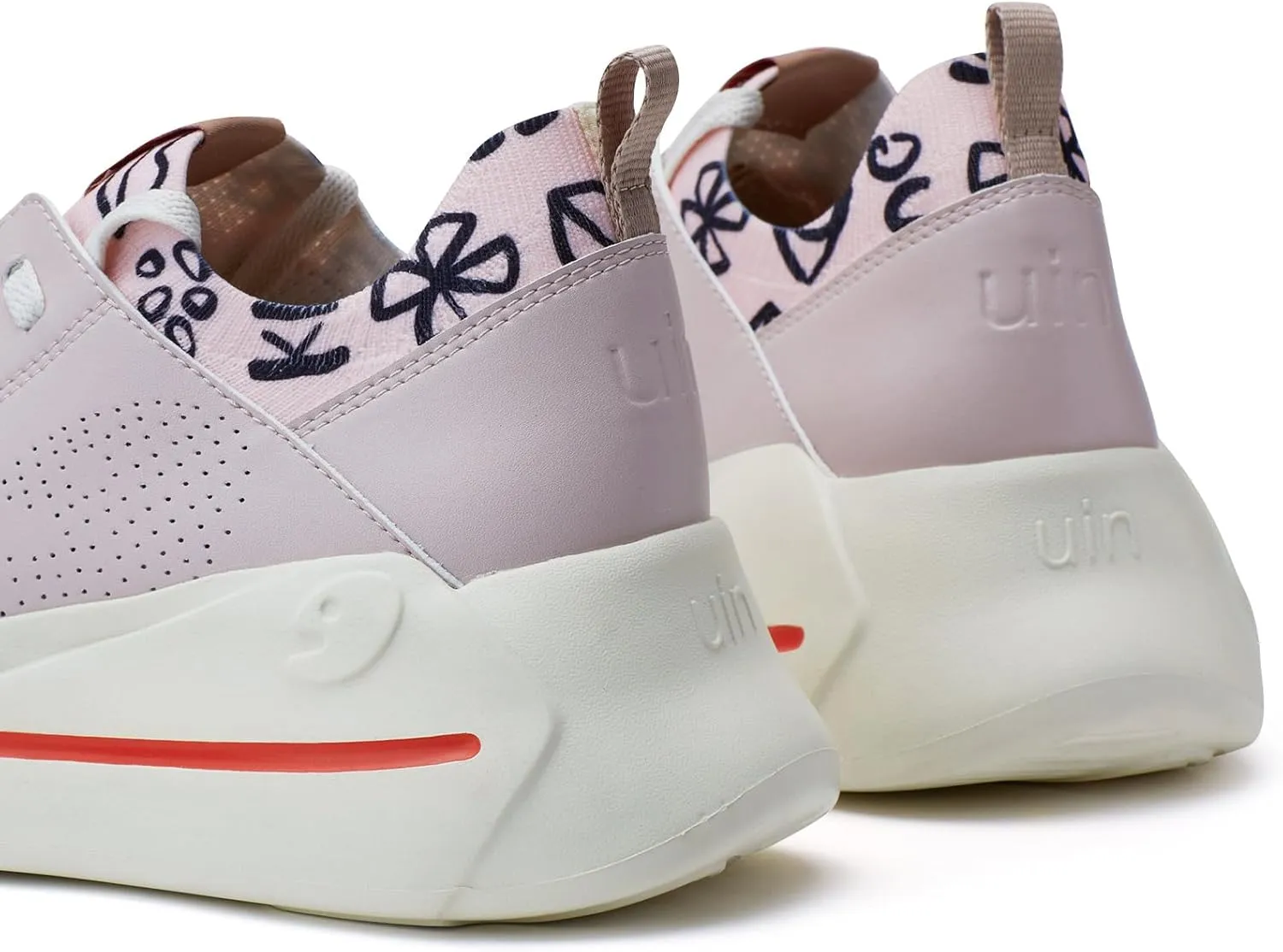 UIN Women's Platform Fashion Sneakers Walking Skateboarding Shoes Santander