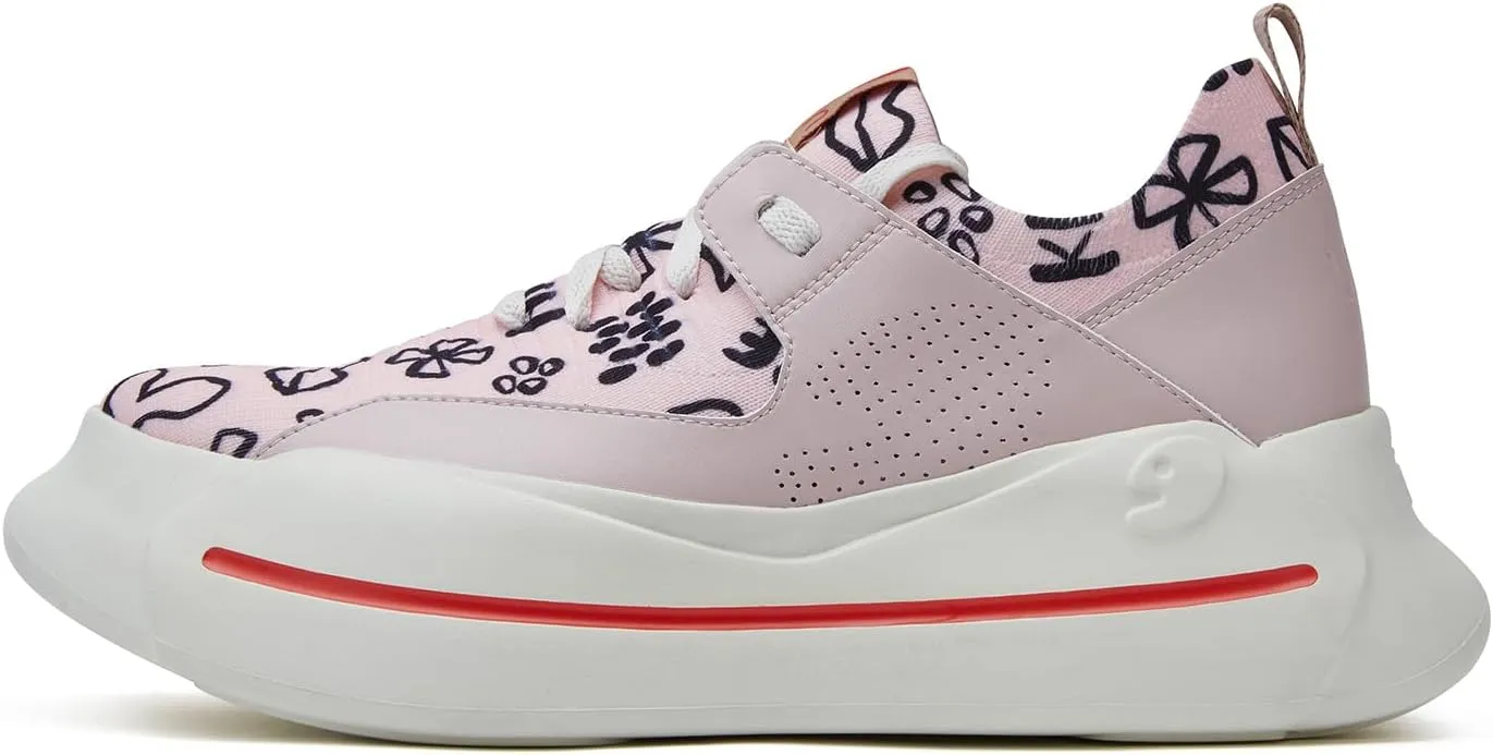 UIN Women's Platform Fashion Sneakers Walking Skateboarding Shoes Santander