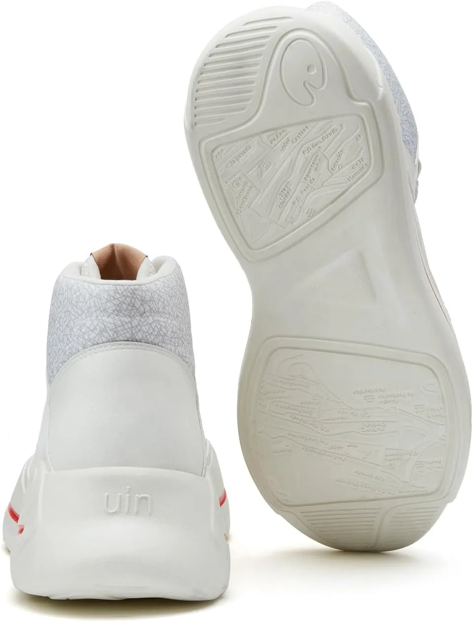 UIN Women's Platform Fashion Sneakers Walking Skateboarding Shoes Santander