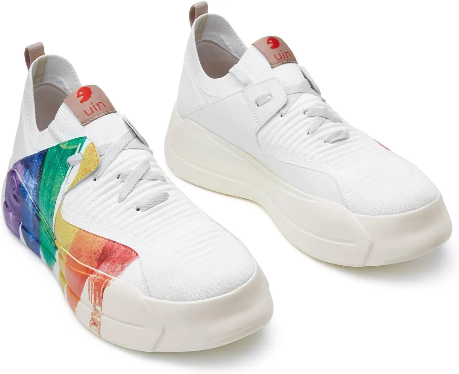 UIN Women's Platform Fashion Sneakers Walking Skateboarding Shoes Santander