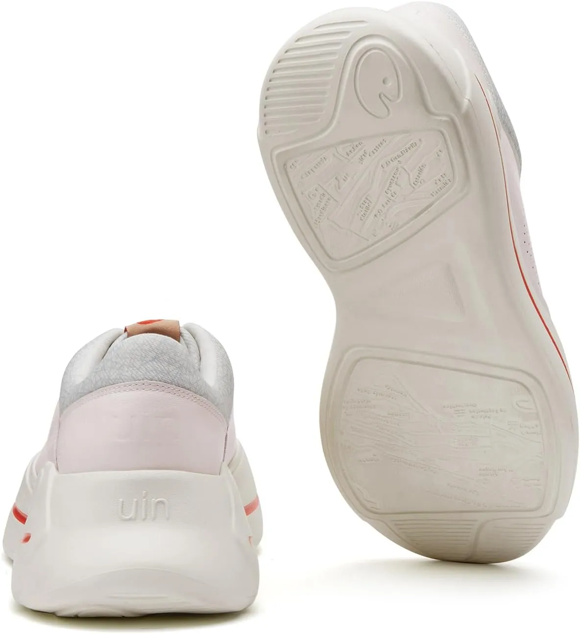 UIN Women's Platform Fashion Sneakers Walking Skateboarding Shoes Santander