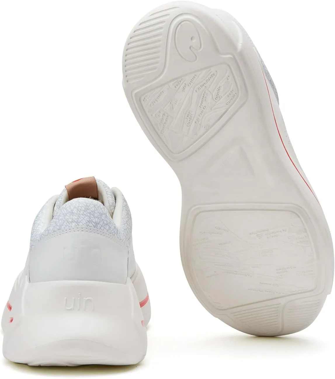 UIN Women's Platform Fashion Sneakers Walking Skateboarding Shoes Santander