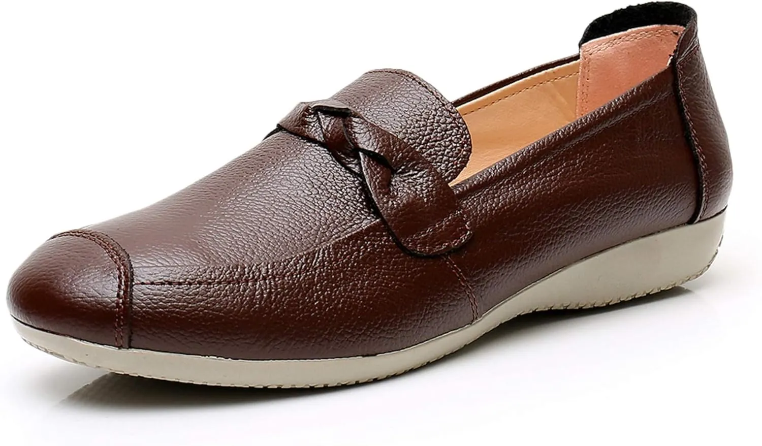 VenusCelia Women's Braid Dance Flat Shoe