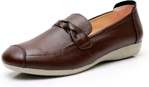 VenusCelia Women's Braid Dance Flat Shoe