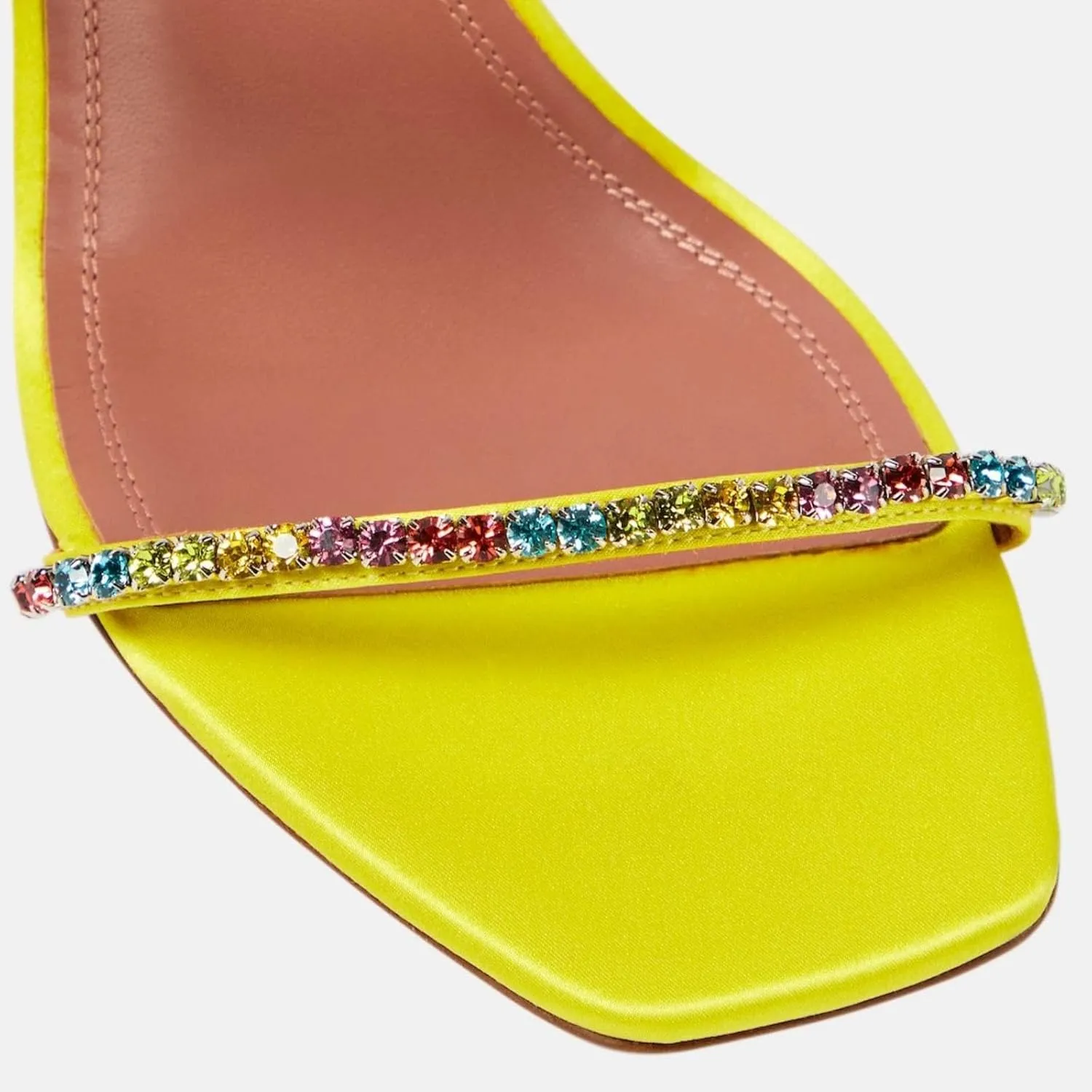 Vertundy Womens Slingback Rhinestones Strappy Sandals Crystal Square Toe Kitten Heel Dress Party Wedding Bride Stiletto Pumps