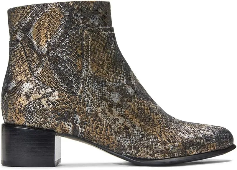 Vionic Women's Vivien Kamryn Waterproof Ankle Boot- Supportive Short Booties That Include Three-Zone Comfort with Orthotic Insole Arch Support, Medium Fit