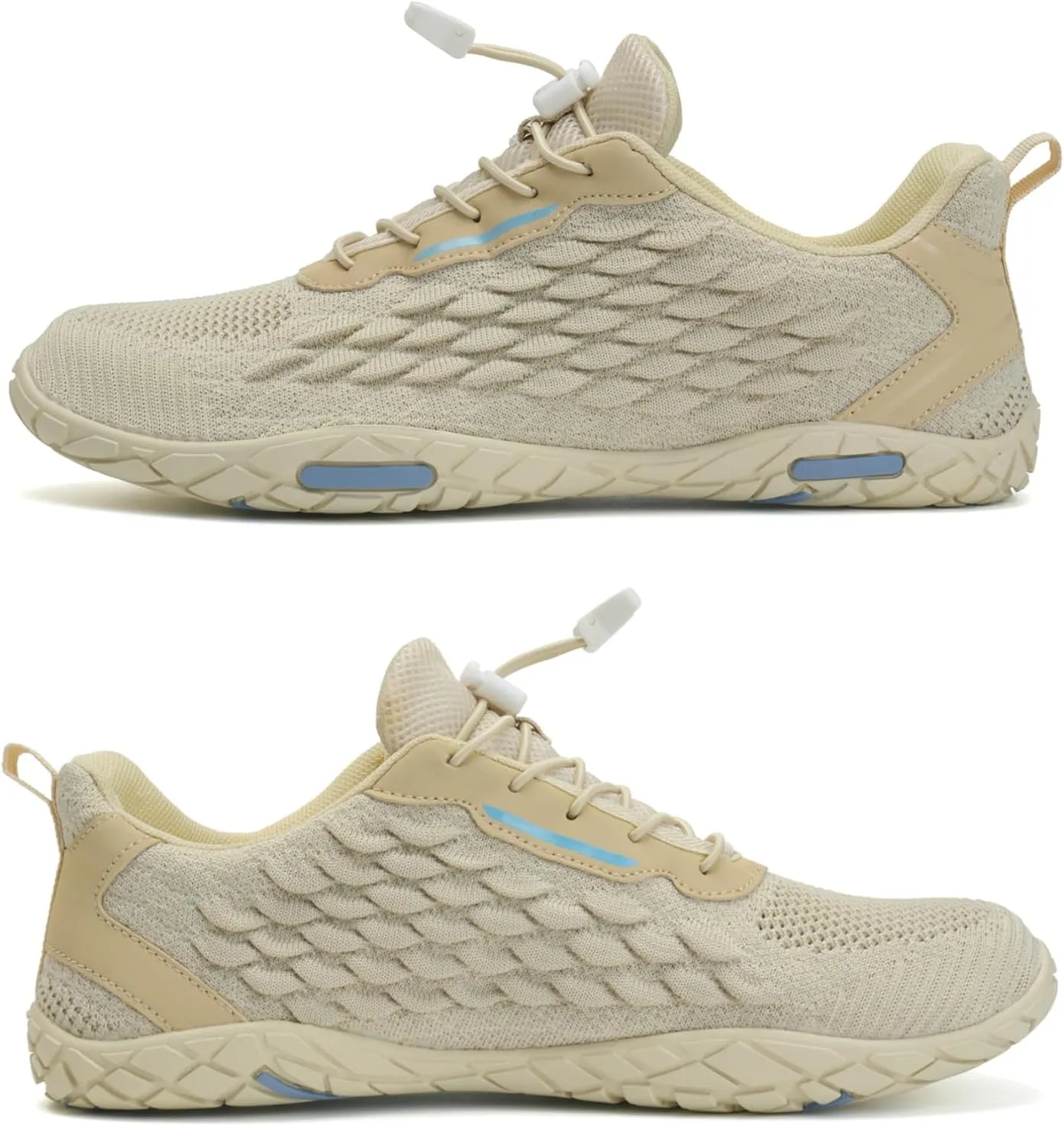 WateLves Barefoot Water Shoes Women Men Beach Swim Shoes Athletic Quick-Dry Aqua Socks Breathable Mesh Sneakers Walking Shoes