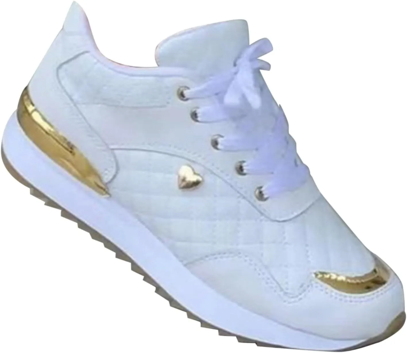 Women Platform Leather Sneakers Casual Shoes Comfortable Walking Sport Trainers for Gym Sport Tennis Athletic Jogging