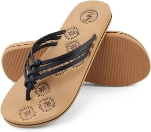 Women's Braided Flip Flops Thong Sandals