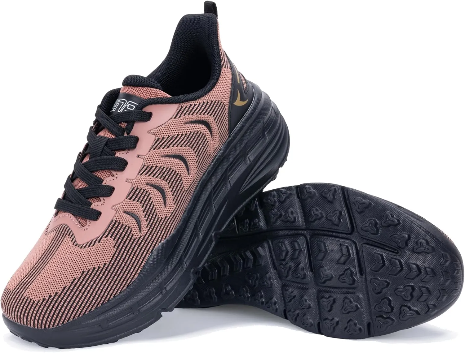 Women's Chunky Platform Sneakers LYNSS 1.0 Lightweight Walking Lace-up Memory Foam Comfortable Casual Sneakers