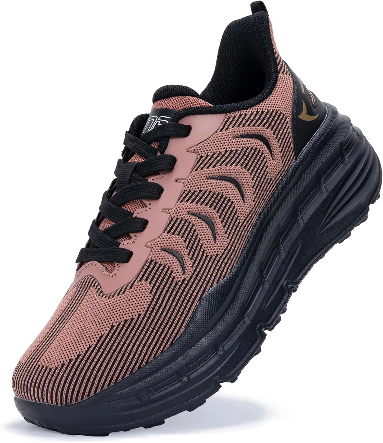 Women's Chunky Platform Sneakers LYNSS 1.0 Lightweight Walking Lace-up Memory Foam Comfortable Casual Sneakers