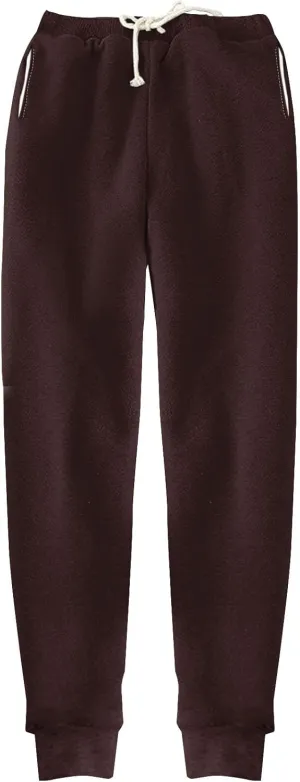 Womens High Waisted Sweatpants Trendy Straight Cuffed Leg Jogger Sport Pant Running Workout Drawstring Casual Trouser