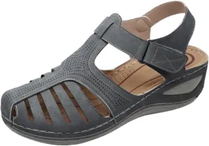 Womens Sandals Wedge Shoes Comfort Ankle Strap Closed Toe Summer Platform Sandals Casual Bohemia Gladiator