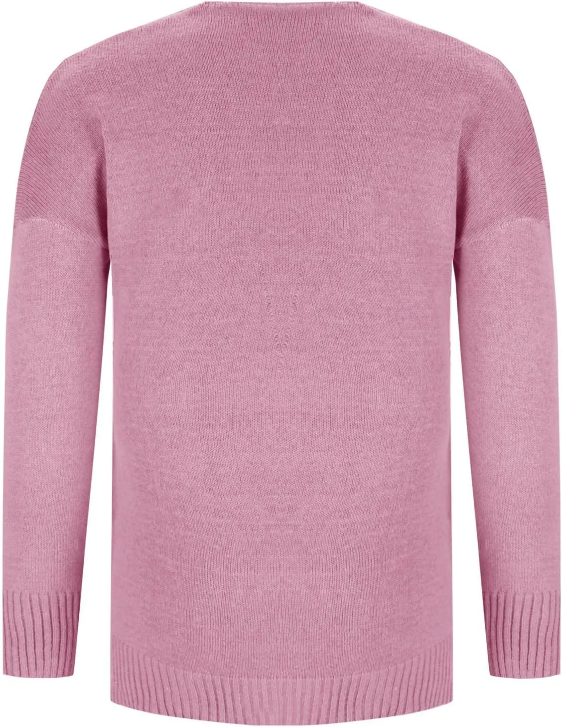 Women's Sexy Sweater V Neck Solid Color Cross Knit Drop Shoulder Shirts Lazy Fashion Lightweight 2024 Winter Outfits