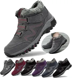 Women'S Winter Thermal Boots For Women Waterproof Snow Winter Warm Hiking Work Comfy Boots Sneakers Walking Shoes,Men'S Winter Thermal Villi Comfortable Platform High Top Shoes