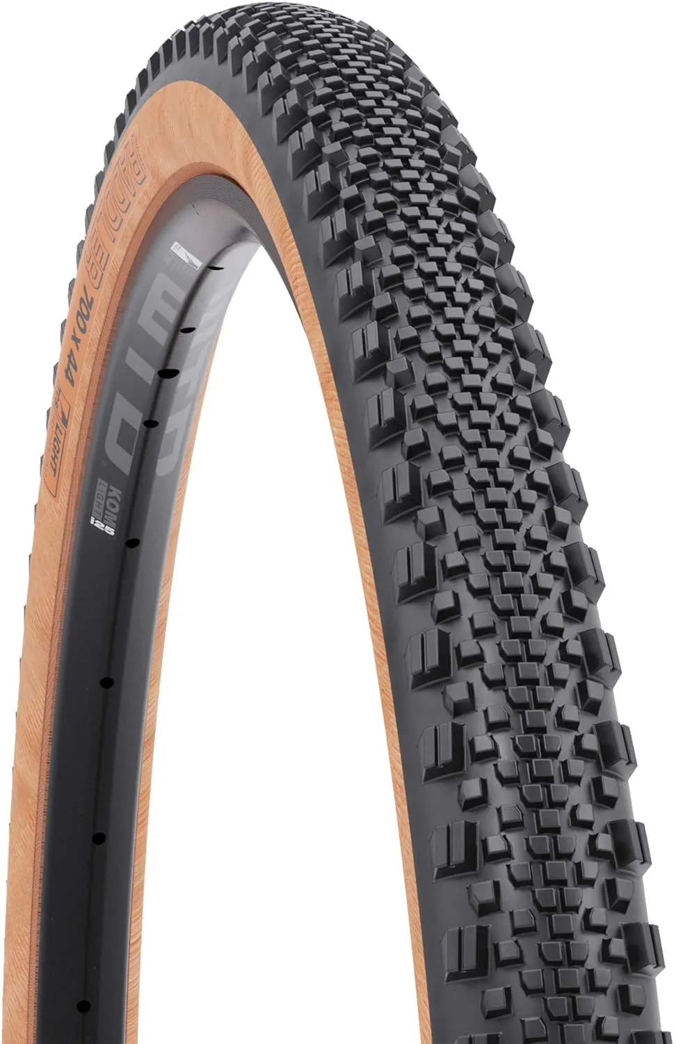 WTB Raddler Fast Rolling Bike Tire - High-Volume Gravel Tire with SG2 Puncture Protection - Optimized for Speed & Traction - Ideal for Gravel Adventures - Black or Tan Sidewall