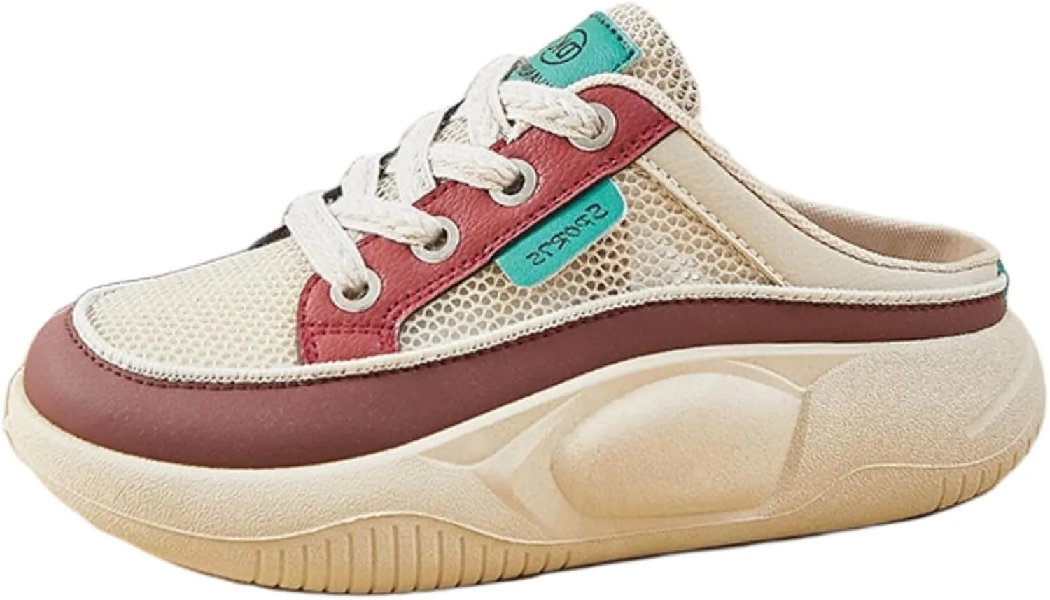 Y2k Platform Sneakers for Women and Girls Retro Mesh Breathable Aesthetic Summer Casual Walking Shoes Slip-on for Travel
