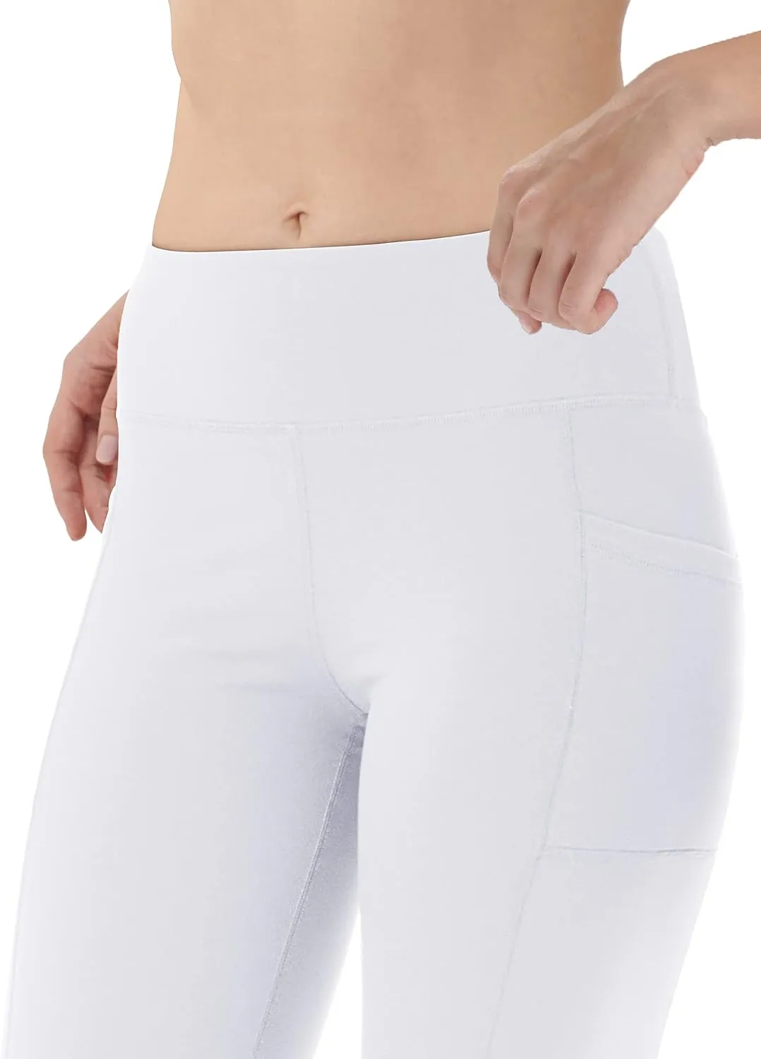 Zeronic Women Yoga Dress Pants Stretchy Bootcut High Waist Straightleg Workout Office Slacks with Pockets Bootleg Flare Pants